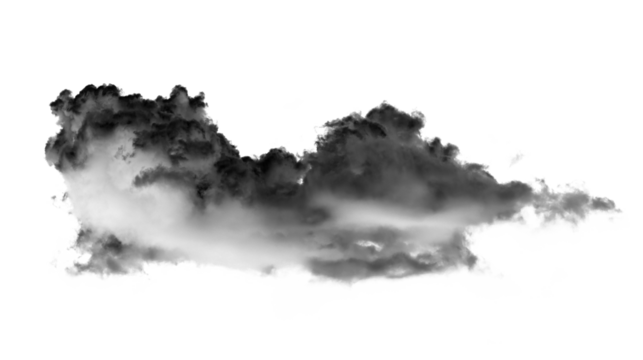 Clouds on transparent png