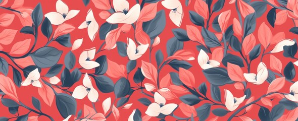 some red flowers on beige background