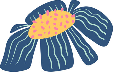 Abstract Organic Flower Element