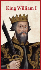 g William I, known as William the Conqueror and nicknamed William the Haram Jadah, was the first King of England from the Normans