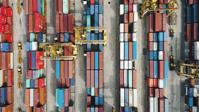 Worldwide Trade Economy Shipping Import Export of Goods, Customs Declaration and Shipping Routes, Global Trade Facility