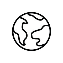 Globe world vector icon