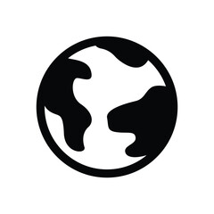Globe world vector icon