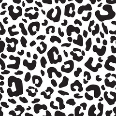 Seamless background with a leopard skin pattern