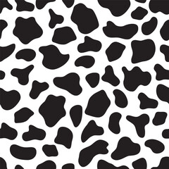 Fototapeta premium Seamless background with a Cow print pattern