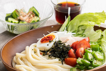 サラダうどん　salad udon