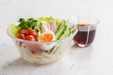 サラダうどん　salad udon