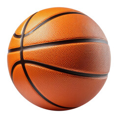 Fototapeta premium Basketball Ball Isolated on Transparent Background - Generative AI 