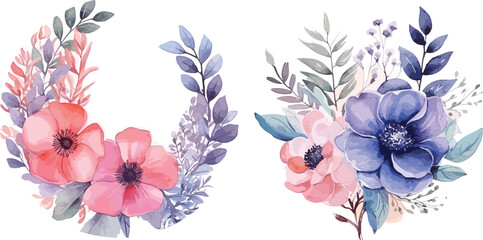 Captivating Watercolor Flower Logo
