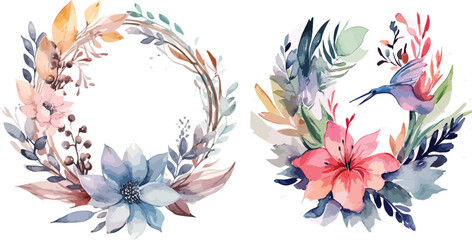 Captivating Watercolor Flower Logo