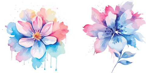 Captivating Watercolor Flower Logo