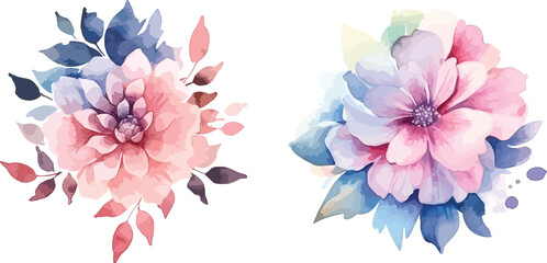 Captivating Watercolor Flower Logo