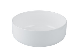white bowl isolated on transparent png