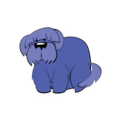 Cute dog print design. Vector illustration design for fashion fabrics, textile graphics, prints. 