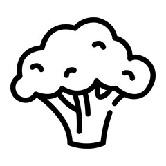 broccoli Line Icon