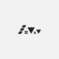 Home abstract logo