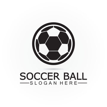 Soccer ball logo design Icon & Symbol Vector Template. football logo design