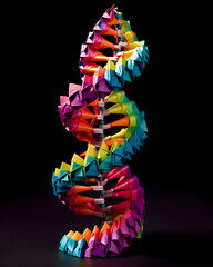 Origami DNA Double Helix Mastery - Generative AI 