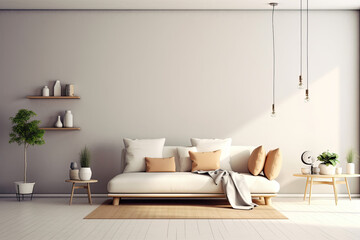 Serenity in Simplicity: Exploring Minimalistic Interior Mock-Up