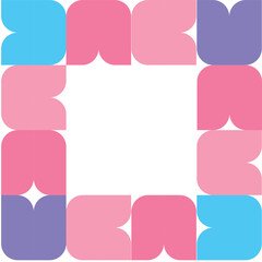 Abstract Art Nouveau background. Background with geometric shapes. Modernism and abstraction.Bright background,template,wallpaper