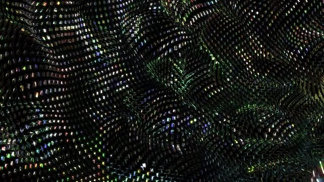 Abstract animation multicolor pattern 4K