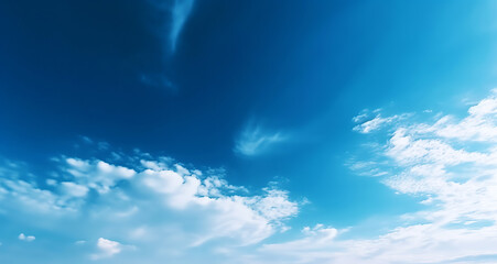 blue sky clear weather - obrazy, fototapety, plakaty