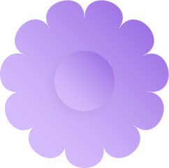 Flower, Element of floral paper cut. Paper cut of flower shape and spring symbol.