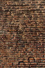 Natural brick wall background, useful for designing purpose. Close up, selective focus.