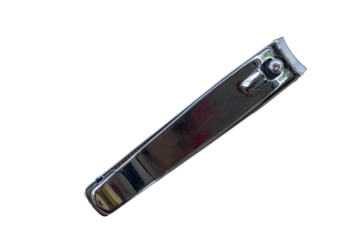 nail clippers on isolated background