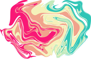Rainbow Abstract Liquify Element