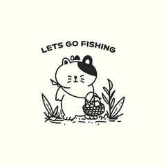 cute cat vector for tee print and background wallpaper