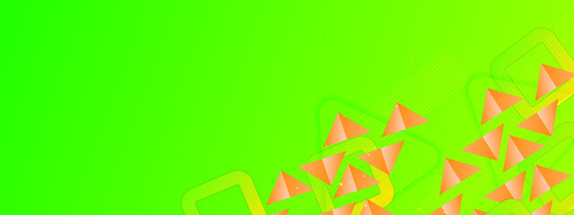 Vector modern banner business background with geometric shapes colorful colourful