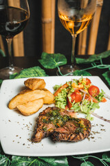 A Gastronomy Gourmet Food in a Restaurant