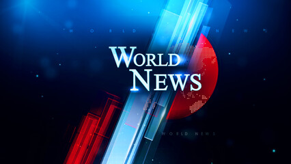 World News 3D rendering background is perfect for any type of news or information presentation. The background features a stylish and clean layout