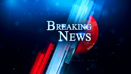 Breaking News 3D rendering background is perfect for any type of news or information presentation. The background features a stylish and clean layout