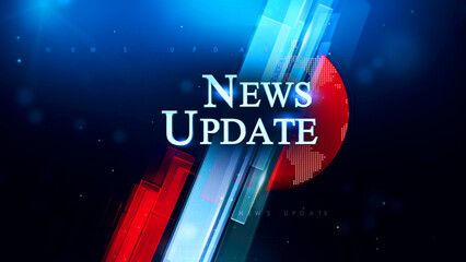 News Update 3D rendering background is perfect for any type of news or information presentation. The background features a stylish and clean layout