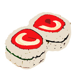 Kimbap, Korean, Korean food, Roll, Sushi, japan food,  japanese food, Rice, Seaweed, Vegetables, Gimbap, Nori, Tuna, Cucumber, Carrot, Radish, Egg, Pickled,
Sesame, Healthy, Lunch, Snack, Delicious