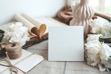 Postcard with place for text and summer holiday composition, good holiday morning