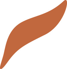 brown spring leaf illustration