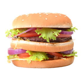 Hamburger isolated 