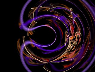 Imaginatory fractal abstract background Image
