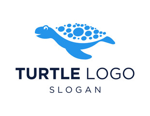 Logo design about Turtle on a white background. made using the CorelDraw application.