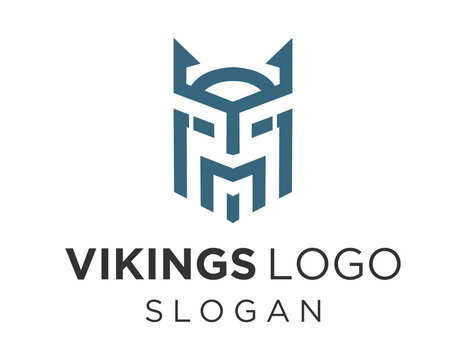 Logo design about Vikings on a white background. made using the CorelDraw application.