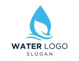 Logo design about Water on a white background. made using the CorelDraw application.