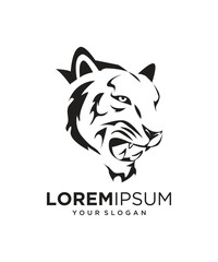 Tiger logo icon vector illustration