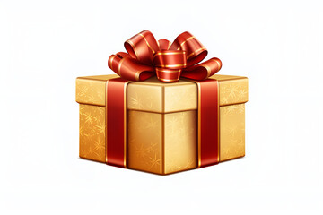 Gift Box Tied with a Decorative Bow