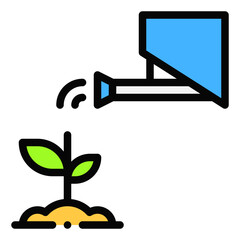 watering plant icon