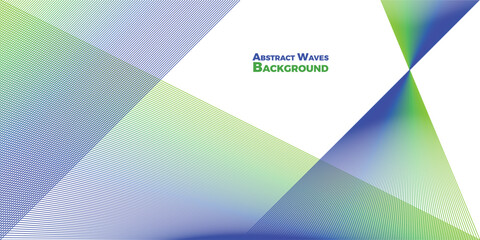 Abstract wavy shapes blue and green shade color background, Pattern line art, vector design