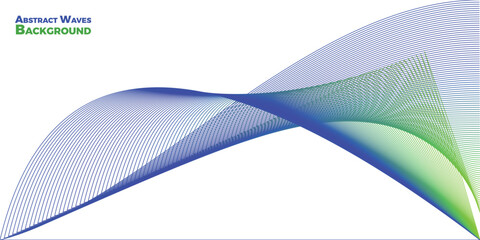 Pattern line art, vector design Blue shade abstract waves pattern background