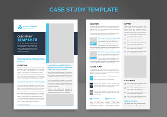case study flyer template